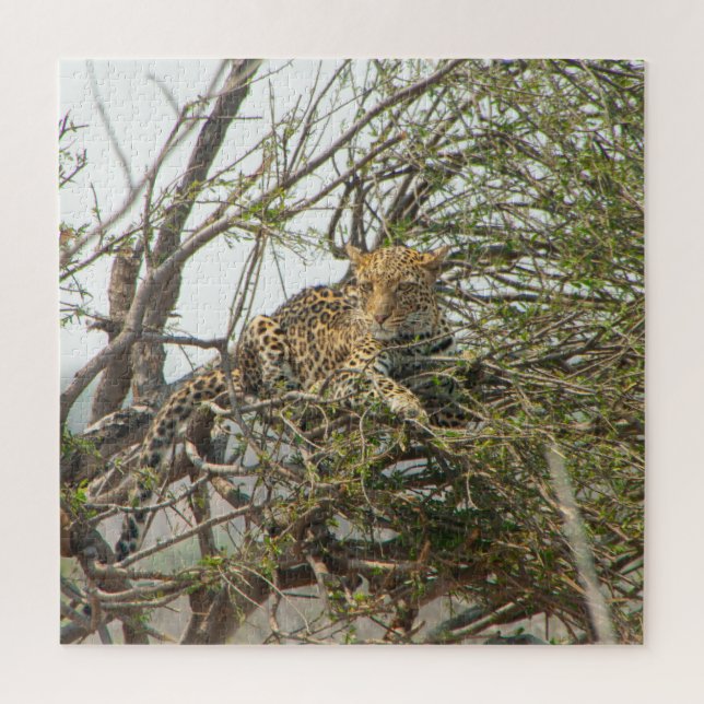 Puzzle Léopard dans l'arbre (Vertical)
