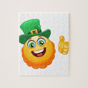Puzzle leprechaun emoji