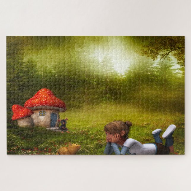 Puzzle Leprechauns où les petits vivent Irlande (Horizontal)