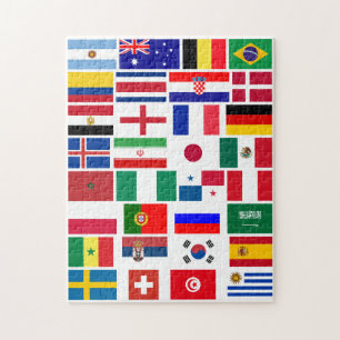 PUZZLE L'ÉQUIPE DE FOOTBALL DU FOOTBALL MARQUE 2018