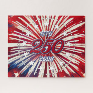 Puzzle Les 250 ans d'Amérique 1776-2026 Feux d'artifice R