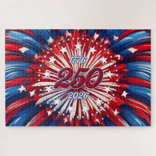 Puzzle Les 250 ans d'Amérique 1776-2026 Feux d'artifice R