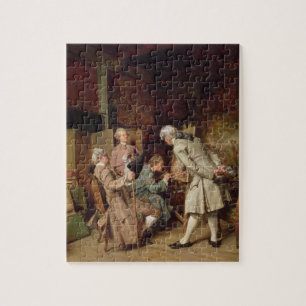 Puzzle Les amants d'art, ou le peintre, 1860 (panneau)