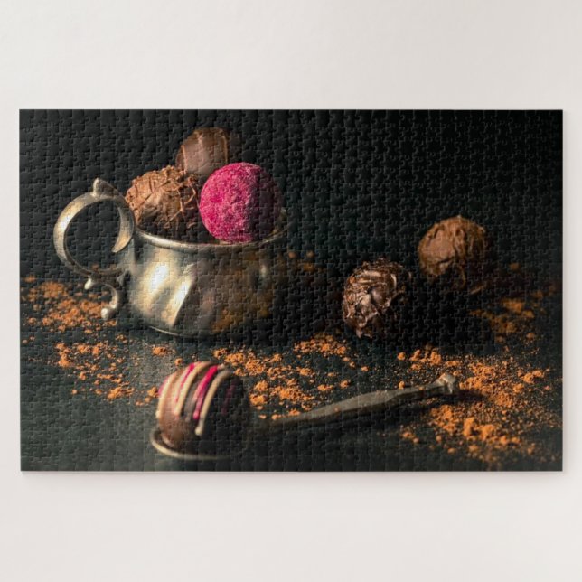 Puzzle Les amateurs de chocolat Truffes (Horizontal)