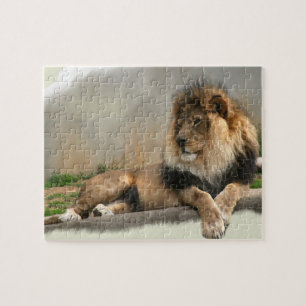 Puzzle Les amoureux du lion Roi de la Jungle
