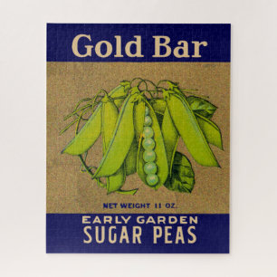 Puzzle Les années 1930 Gold Bar les pois à sucre peuvent 
