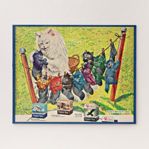 Puzzle Les années 1940 Carter’s Ink and mama cat and kitt