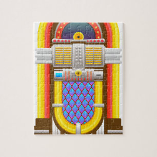 Puzzle les années 50 juke-box à l'ancienne