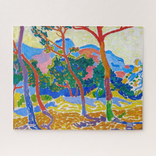 Puzzle Les arbres | Andre Derain | (Horizontal)