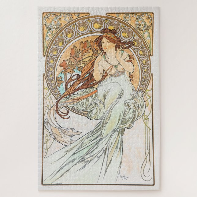 Puzzle Les Arts - Musique 1898 : Un Art Nouveau de Mucha (Vertical)
