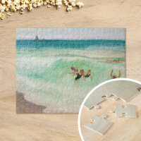 Les baigneurs dans la vague | Henri Lebasque