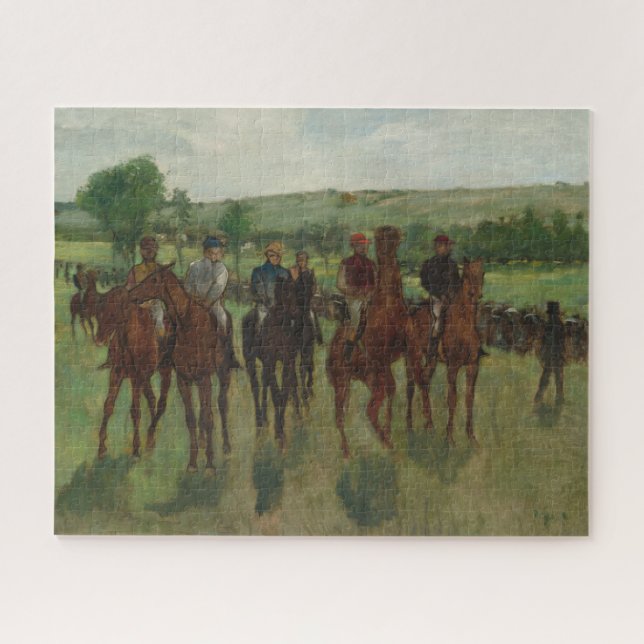 Puzzle Les beaux-arts des Riders par Edgar Degas (Horizontal)