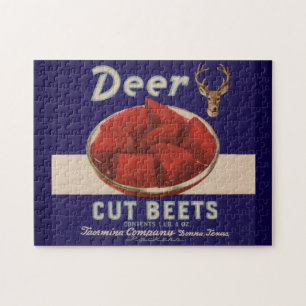 Puzzle Les betteraves découpées de cerfs des années 1930