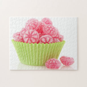 Puzzle Les bonbons savoureux à sucrerie de framboise dan