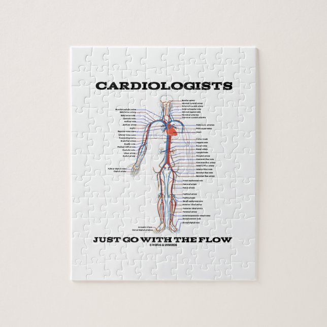 Puzzle Les cardiologues vont juste de pair avec (Vertical)