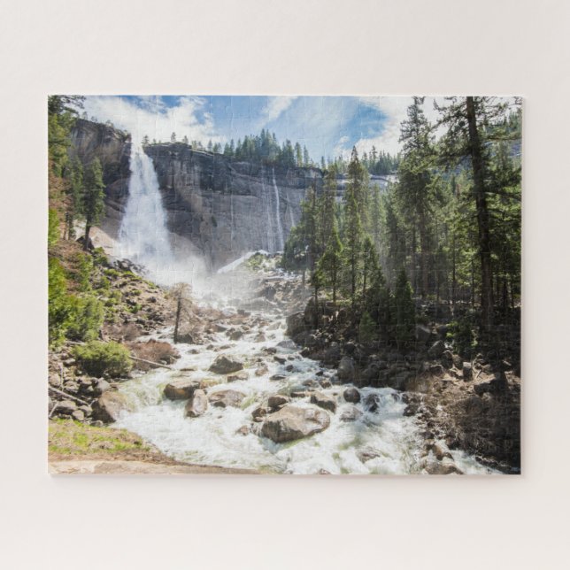 Puzzle Les cascades | Nevada Fall, Yosemite, CA (Horizontal)