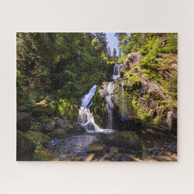 Puzzle Les cascades | Triberger Wasserfälle, Allemagne (Horizontal)