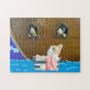 Puzzle Les chats, baignades incessantes.