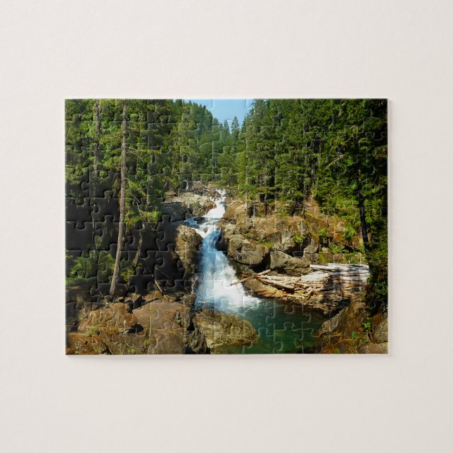 Puzzle Les chutes d'argent au parc national du Mont Raini (Horizontal)