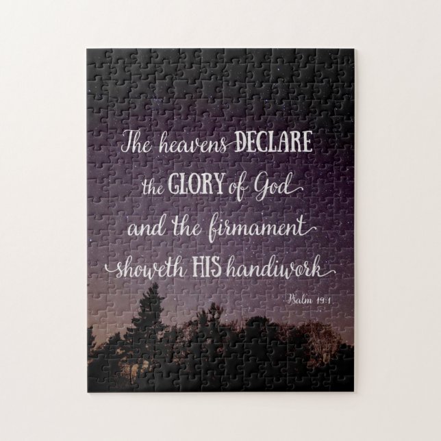 Puzzle Les cieux déclarent la gloire de Dieu (Vertical)