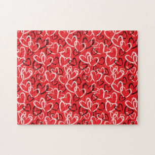 Puzzle Les coeurs manuscrits de Valentine