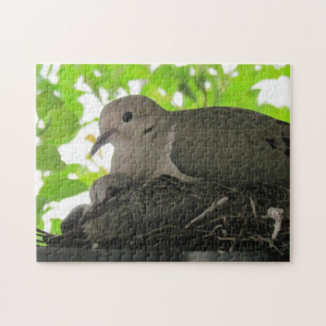 Puzzle - Les colombes dans le nid (Horizontal)