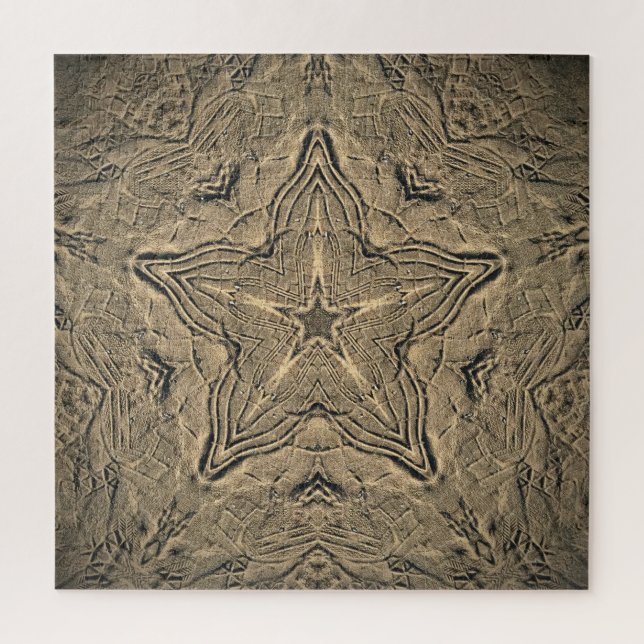 Puzzle Les empreintes de chaussures dans le Mandala de sa (Vertical)