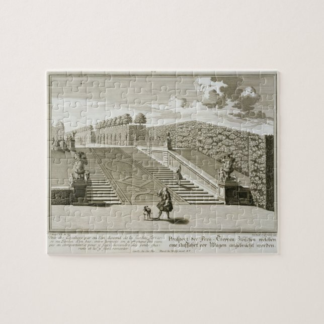 Puzzle Les étapes à la terrasse de jardin, palais de (Horizontal)