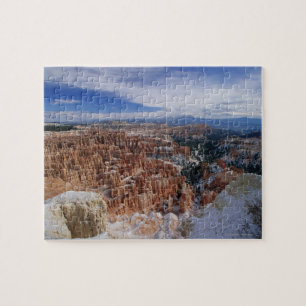 Puzzle Les Etats-Unis, Utah, canyon de Bryce d'hiver,