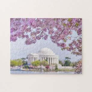 Puzzle Les Etats-Unis, Washington DC, cerisier en fleur