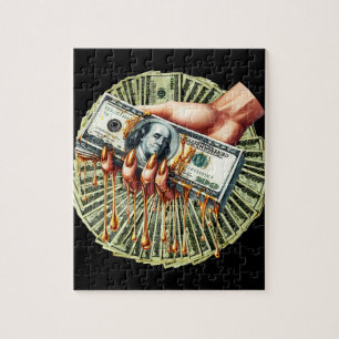 Puzzle les femmes ont des billets de 100 dollars qui gout