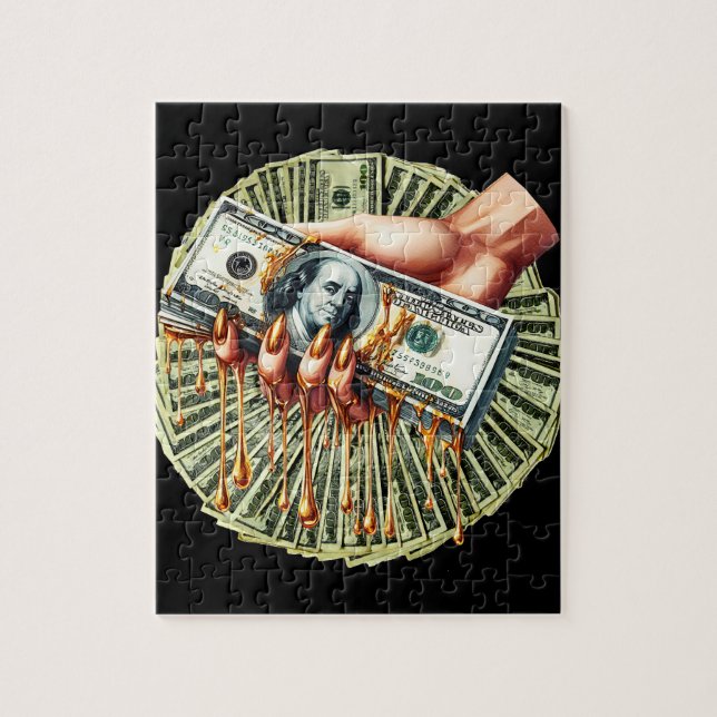 Puzzle les femmes ont des billets de 100 dollars qui gout (Vertical)