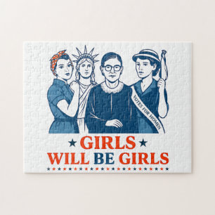Puzzle Les Filles Seront Des Filles 4 juillet Féministes 