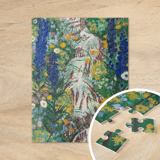Puzzle Les fleurs du ruisseau | August Babberger (Créateur téléchargé)