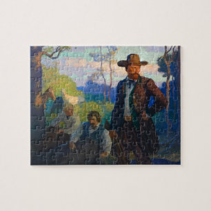 Puzzle Les frères James au Missouri par N. C. Wyeth