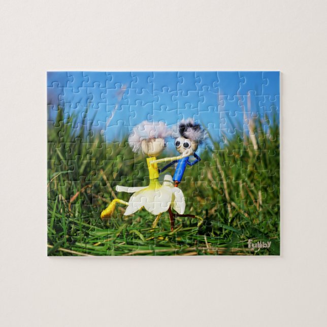 Puzzle Les Fubby à la danse du style en robe de Narcissen (Horizontal)