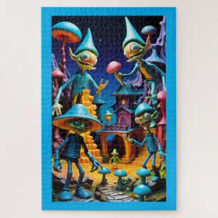 Puzzle Les Gobelins de Groll-Town - Art Fantastique de Ke