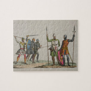 Puzzle Les guerriers anglo-saxons, plaquent 14 'de