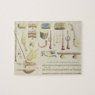 Puzzle Les instruments de musique indiens, plaquent 23 de