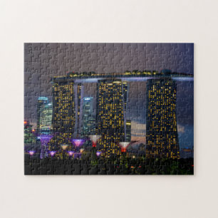 Puzzle Les jardins de Singapour dans la baie