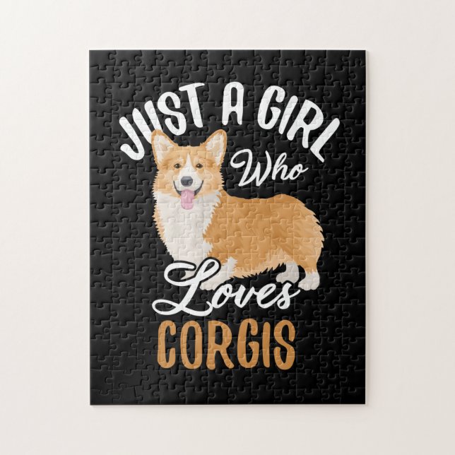 Puzzle Les Loves Corgis de Just a Girl (Vertical)
