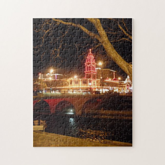 Puzzle Les lumières de plaza (Vertical)