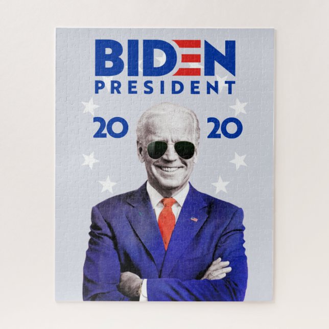Puzzle Les lunettes de soleil de Joe Biden 2020 (Vertical)