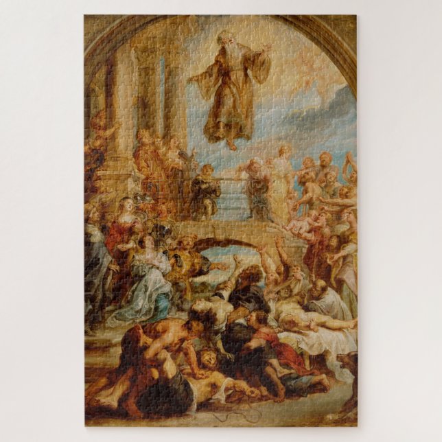 Puzzle Les miracles de Saint François de Paola Rubens (Vertical)