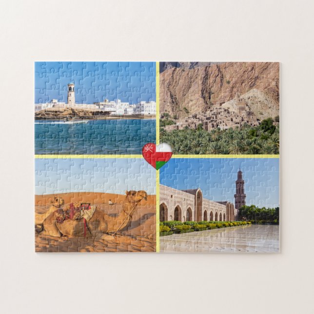 Puzzle Les monuments du Sultanat d'Oman (Horizontal)