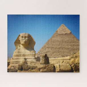 Puzzle Les monuments Sphinx & Pyramide d'Egypte