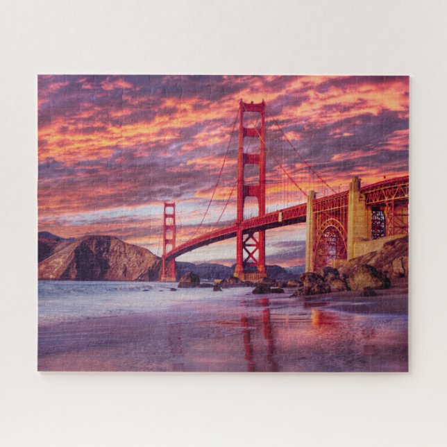 Puzzle Les monuments | The Golden Gate San Francisco, CA (Horizontal)
