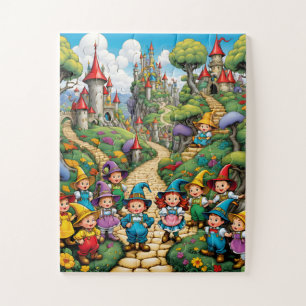 Puzzle Les Munchkins du magicien d'Oz