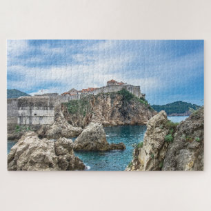 Puzzle Les murs de Dubrovnik vue mer