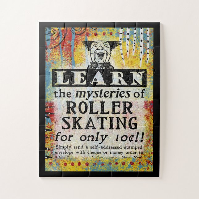 Puzzle Les mystères du patinage à roulettes - Drôle Annon (Vertical)